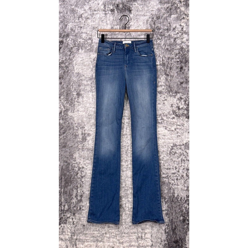 FRAME Le Mini Boot Jeans Womens Stretch Denim Size 25